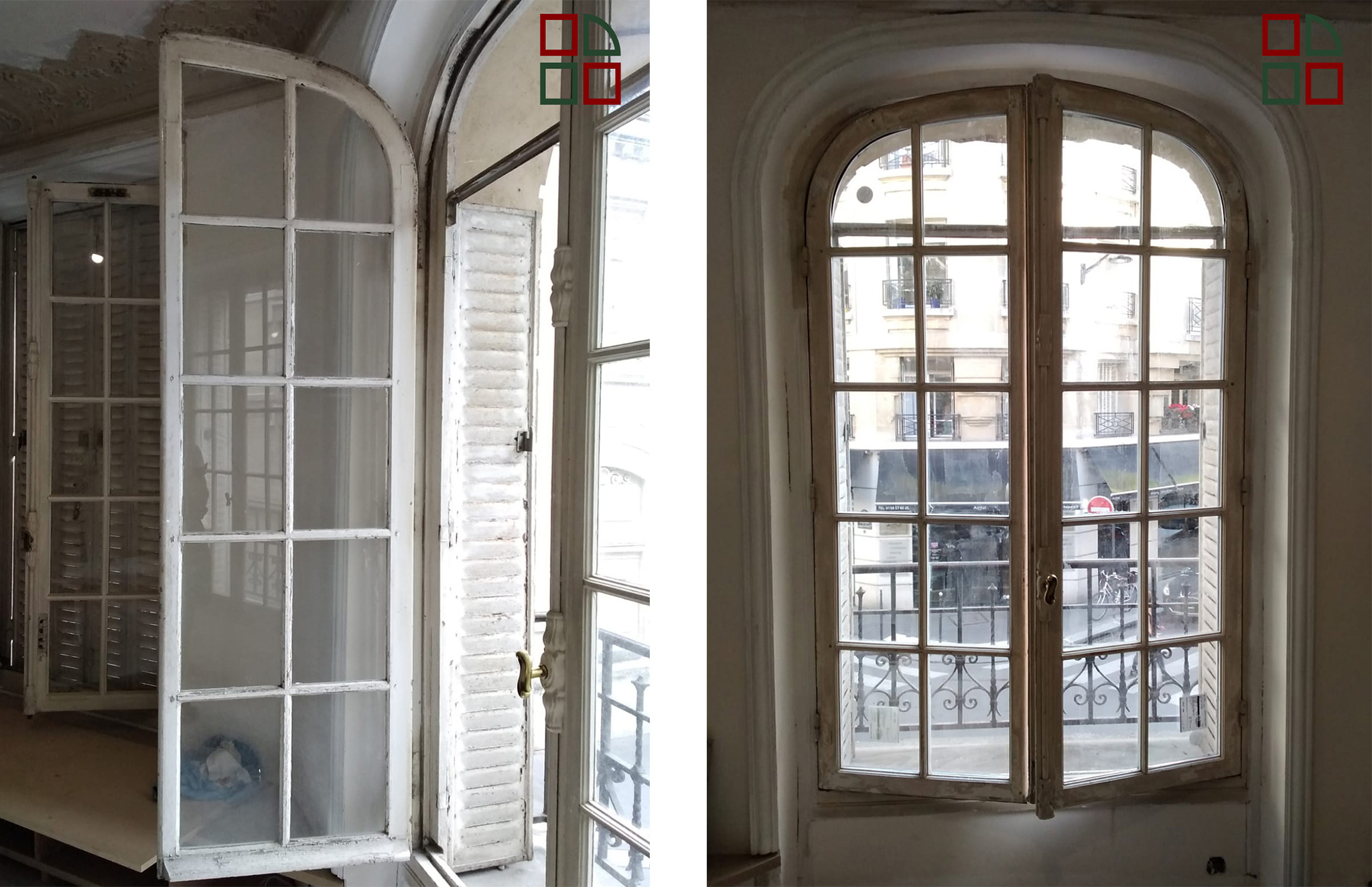 Chantier DV Renov — Rénovation fenêtres bois en ville à Nantes